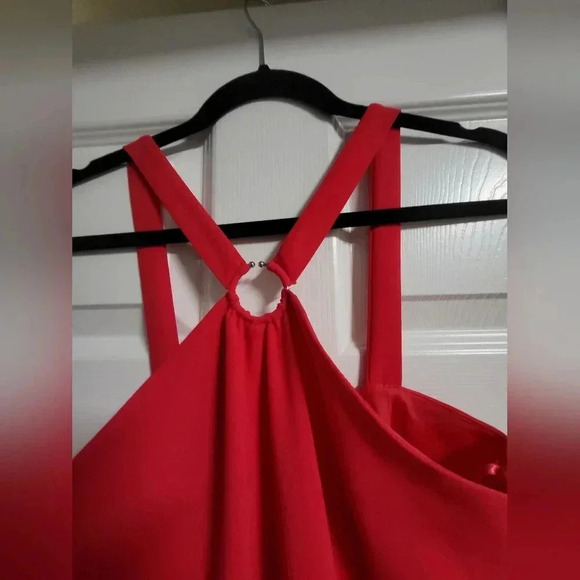 Evan Picone Formal Dress - EUC - Size 6, Fully Lined, Halter Neck, Hot Pink - Picture 8 of 8